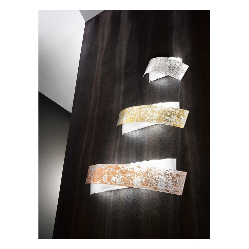 Gea Luce CAMILLA A M arg - Applique murale CAMILLA 4xE14/28W/230V 54 cm argent