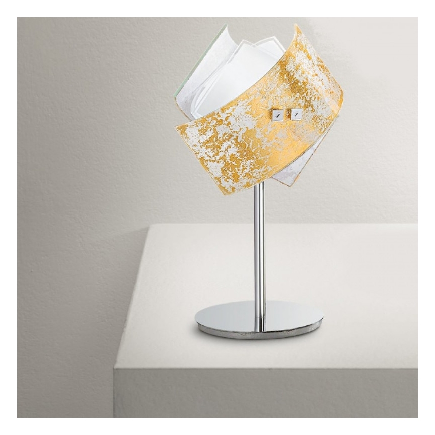Gea Luce CAMILLA L P oro - Lampe de table CAMILLA 1xE14/42W/230V doré
