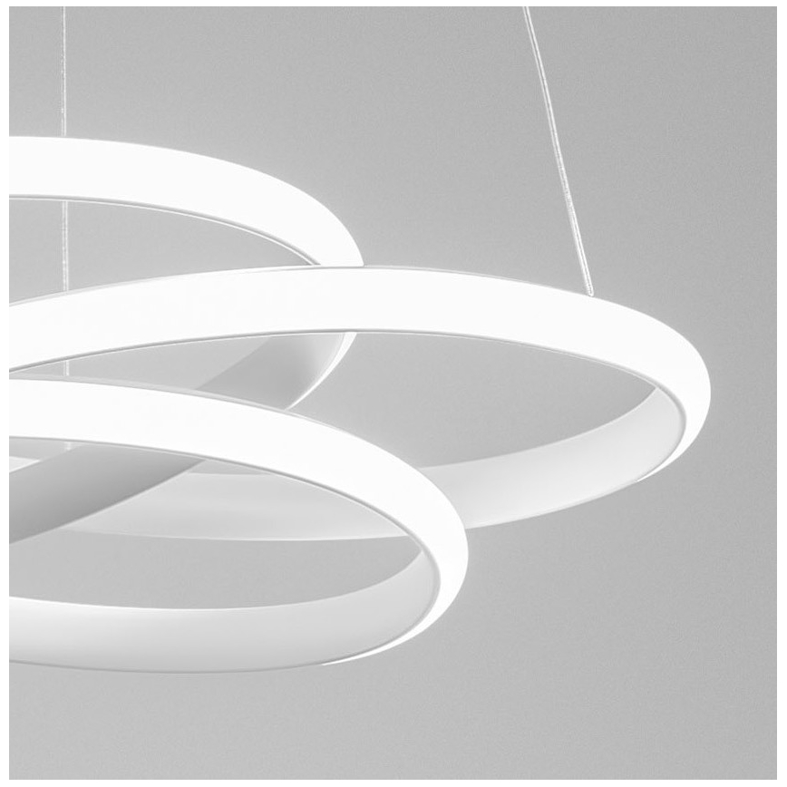 Gea Luce DIVA S G BIANCO - Dimbare LED hanglamp aan een koord DIVA LED/44W/230V wit