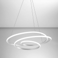 Gea Luce DIVA S G TITANIO - Dimbare LED hanglamp aan een koord DIVA LED/44W/230V grijs