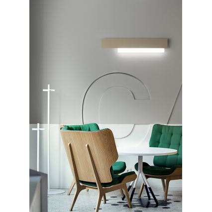 Gea Luce DOHA A G T - LED wand verlichting DOHA LED/25W/230V 70 cm beige