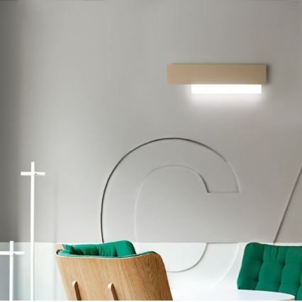 Gea Luce DOHA A P T - Applique murale LED DOHA LED/15W/230V 40 cm beige