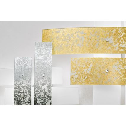 Gea Luce LARA P P oro - Plafondlamp LARA 2xE27/52W/230V 50 cm goud