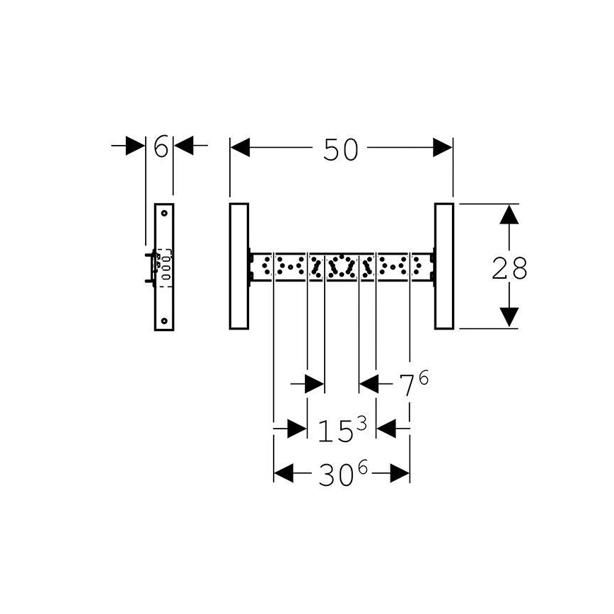 Geberit 111.770.00.1 - Module encastré pour robinetterie Duofix