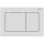 Geberit 115.080.01.1 - Spoelknop Omega30 21,2x14,2 cm wit