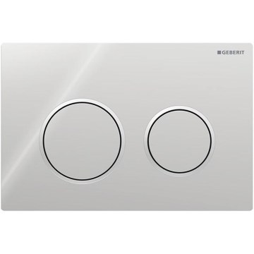 Geberit 115.085.KH.1 - Plaque de commande Omega20 21,2 x 14,2 cm chrome brillant/chrome mat