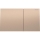 Geberit 115.622.QB.1 - Bedieningsplaat Sigma70 25x14,6 cm, geborsteld roségoud