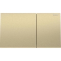 Geberit 115.622.QF.1 - Sigma70 bedieningsplaat 25 x 14,6 cm, geborsteld messing