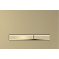 Geberit 115.672.QF.2 - bedieningsplaat Sigma50 24,6x16,4 cm geborsteld messing