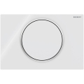 Geberit 115.758.KJ.5 - Bedieningsplaat Sigma10 24,6x16,4 cm wit/hoogglans chroom