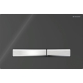 Geberit 115.788.DW.2 - Bedieningsplaat Sigma50 24,6x16,4 cm zwart/mat chroom