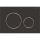 Geberit 115.882.14.1 - Plaque de commande Sigma20 24,6 x 16,4 cm noir mat