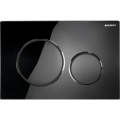 Geberit 115.882.DW.1 - Bedieningsplaat Sigma20 24,6x16,4 cm zwart