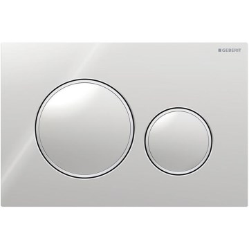 Geberit 115.882.KH.1 - Plaque de commande Sigma20 24,6x16,4 cm chrome mat