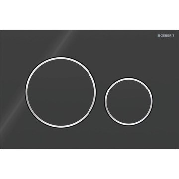 Geberit 115.882.KM.1 - Plaque de commande Sigma20 24,6x16,4 cm noire