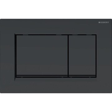 Geberit 115.883.16.1 - Bedieningsplaat Sigma30 24,6x16,4 cm mat zwart