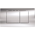 Geberit 115.899.KH.1 - Bedieningsplaat Twinline30 34x18,5 cm glanzend chroom/mat chroom