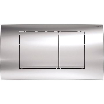 Geberit 115.899.KH.1 - Plaque de commande Twinline30 34x18,5 cm chrome brillant/chrome mat