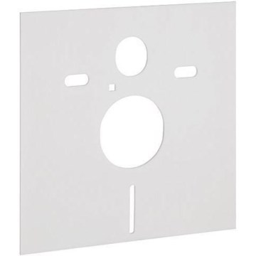 Geberit 156.050.00.1 - Isolerende onderlegplaat voor hangend toilet en bidet 40 x 42 cm wit