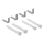 Geberit 240.938.00.1 - Kit d'extension pour réservoirs de chasse encastrés UP300, UP320, UP200
