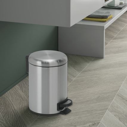 Gedy - Afvalemmer POTTY 3 l met softclose, rvs