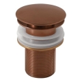 Gedy - Bonde de lavabo CLICK-CLACK Ø 6,6 cm, bronze