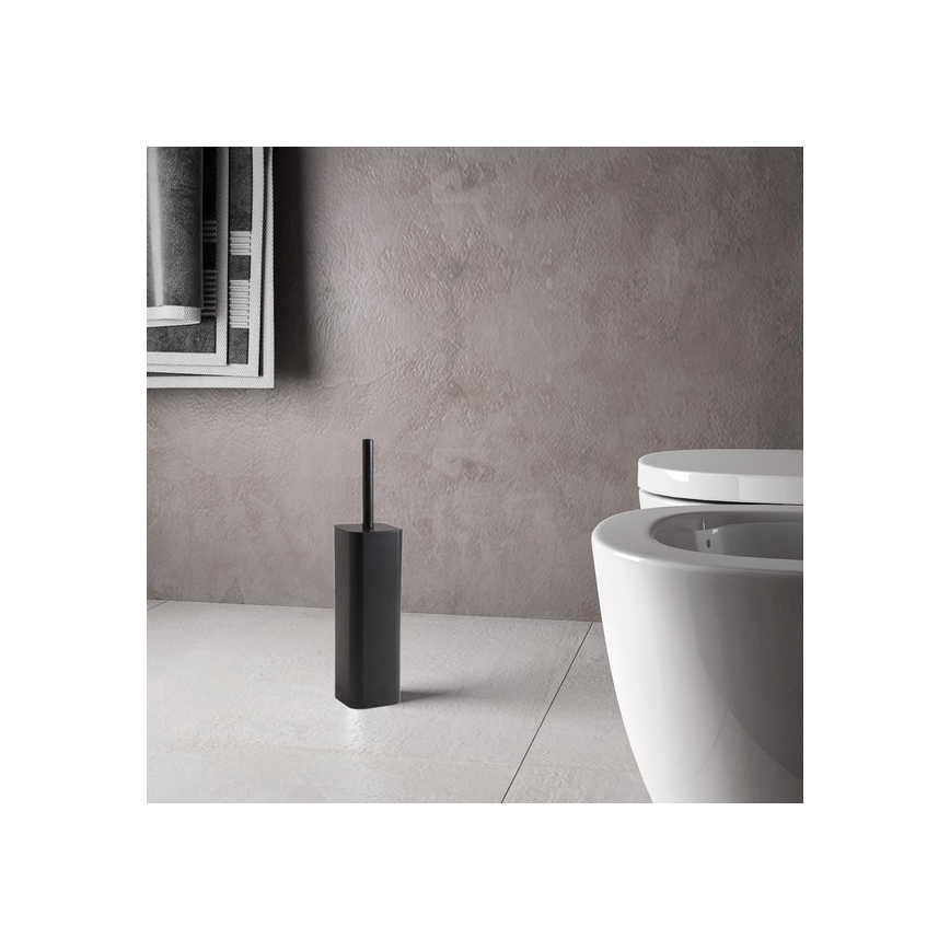 Gedy - Brosse WC sur pied JACK noire