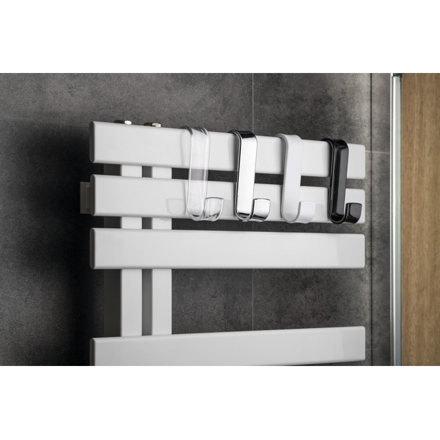 Gedy - Crochet de radiateur noir/thermoplastique