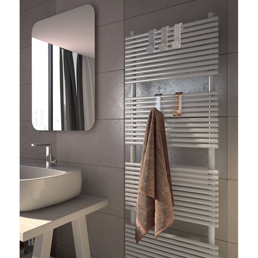 Gedy - Crochet de radiateur transparent/thermoplastique