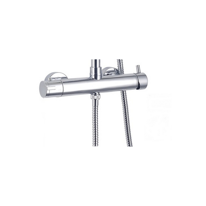Gedy - Ensemble de douche avec mitigeur STAR PLUS en chrome brillant