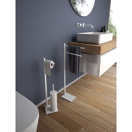 Gedy - Handdoekstandaard TRILLY 83,5 cm mat wit