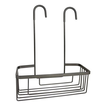Gedy - Hangende doucheplank SMART 37,5x30 cm metallic grijs