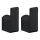Gedy - LOT 2x Crochet mural PIRENEI mat noir