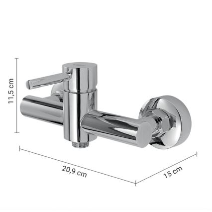 Gedy - Mitigeur de douche COMO chrome brillant