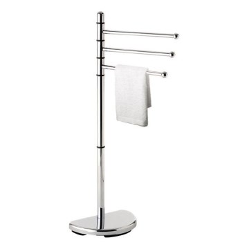Gedy - Pied avec porte-serviettes HIBISCUS 90,5 cm chrome brillant