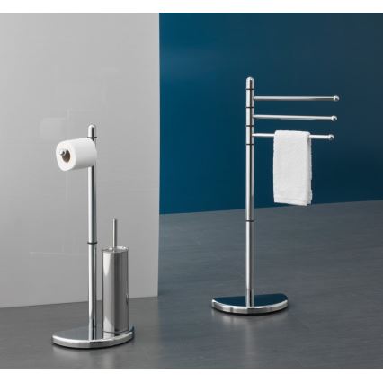 Gedy - Pied avec porte-serviettes HIBISCUS 90,5 cm chrome brillant