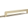 Gedy - Plank met handdoekrek CLEO 50 cm, mat goudkleurig