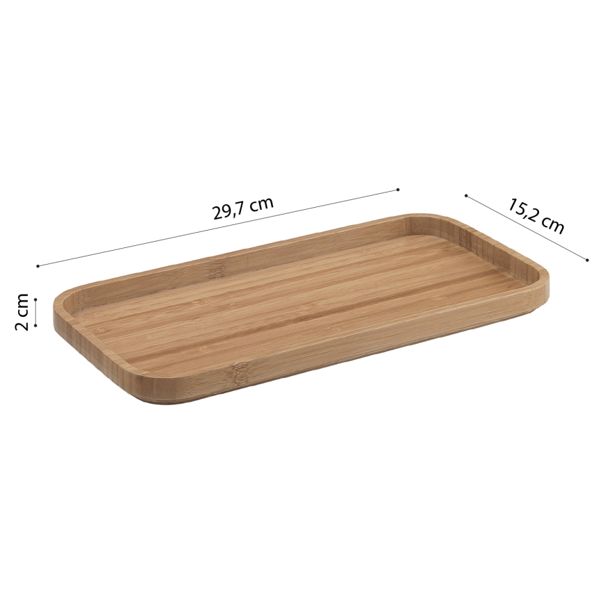 Gedy - Plateau de salle de bains NINFEA bambou