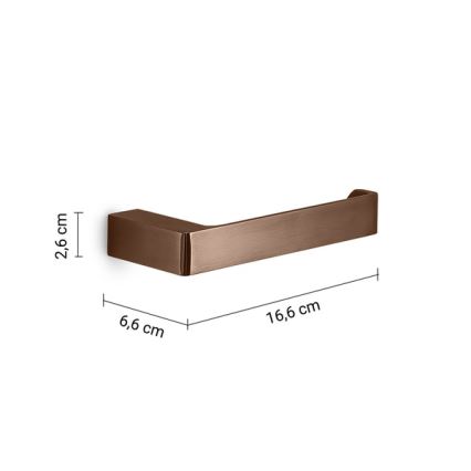 Gedy - Porte-rouleau de papier toilette PIRENEI bronze