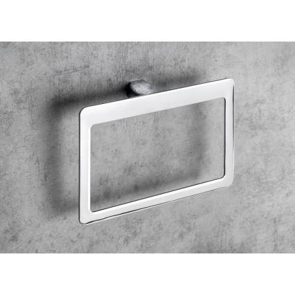 Gedy - Porte-serviettes mural PIRENEI 15x23 cm chrome brillant