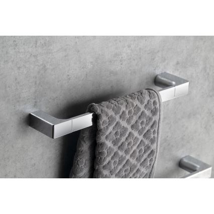 Gedy - Porte-serviettes mural PIRENEI 6,6x45 cm chrome brillant