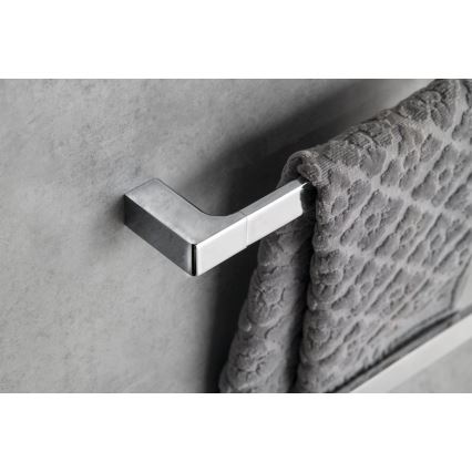 Gedy - Porte-serviettes mural PIRENEI 6,6x60 cm chrome brillant