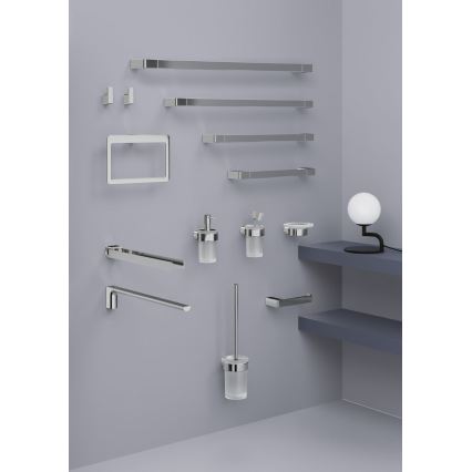 Gedy - Porte-serviettes mural PIRENEI 6,6x60 cm chromé brillant