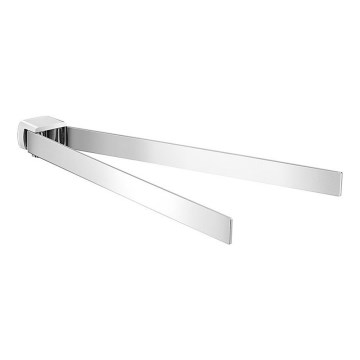 Gedy - Porte-serviettes mural rotatif PIRENEI 36 cm chrome brillant