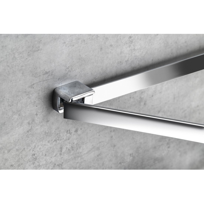Gedy - Porte-serviettes mural rotatif PIRENEI 36 cm chrome brillant