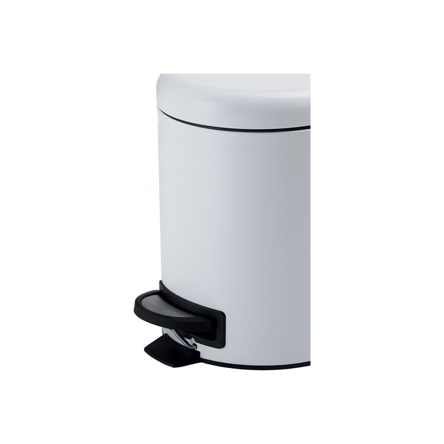Gedy - Prullenbak POTTY 3 l met zachte sluiting, wit