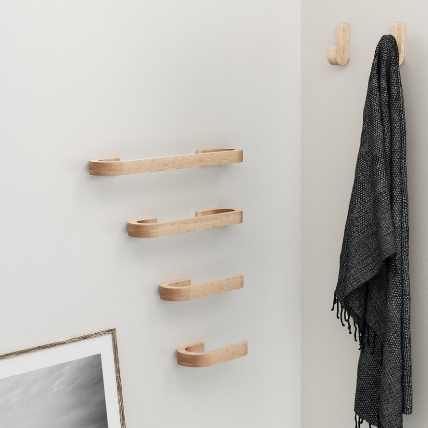 Gedy - SET 2x Muurhaak HIMALAYA bamboe
