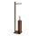 Gedy - Support pour papier toilette et brosse WC TRILLY bronze