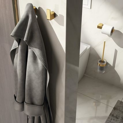 Gedy - Toiletrolhouder PIRENEI mat goud