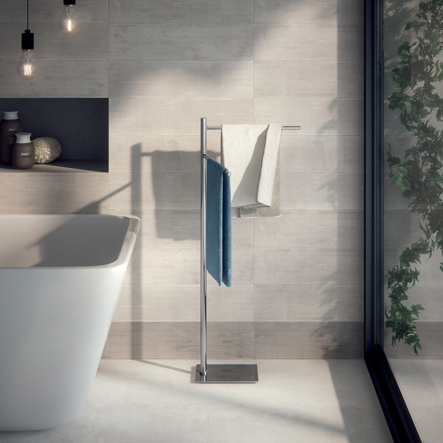 Gedy - Vrijstaande handdoekhouder TRILLY 83,5 cm glanzend chroom